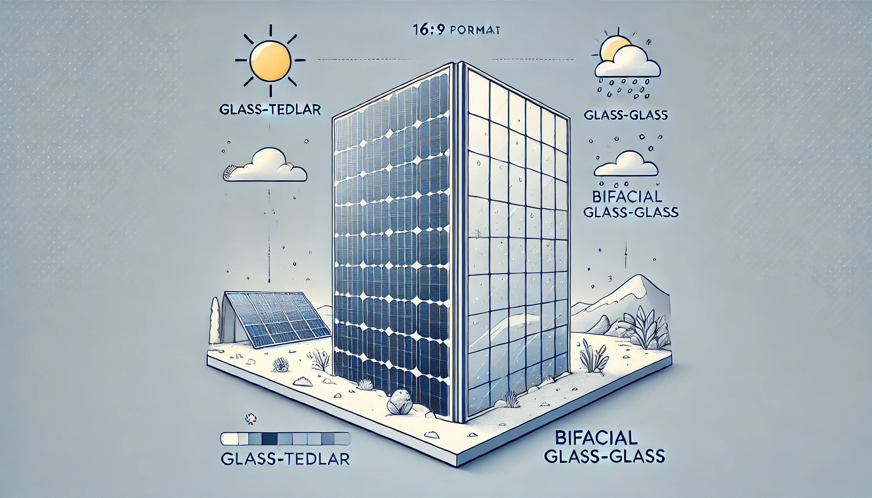 Panneaux solaires Bi-verre ou Verre-Tedlar : quelles sont les différences, avantages et inconvénients ?